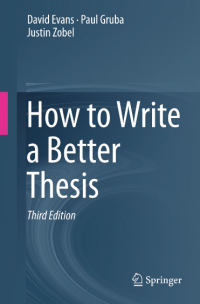 HOW TO WRITE A BETTER THESIS