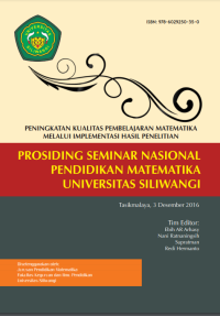 Prosiding Seminar Nasional Pendidikan Matematika Universitas Siliwangi