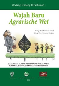 Wajah Baru Agrarische Wet